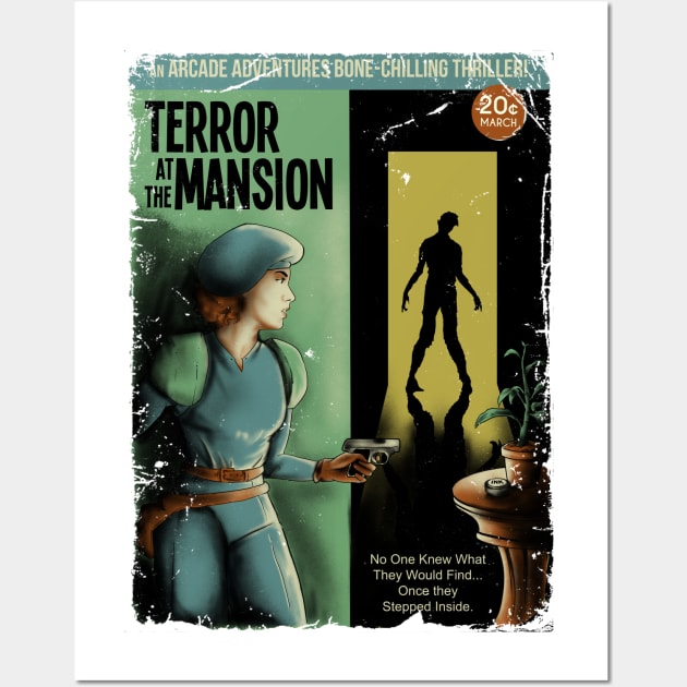 Terror at the Mansion Wall Art by CreativeOutpouring